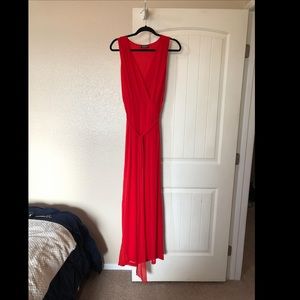 Fashion Nova Red Jumpsuit